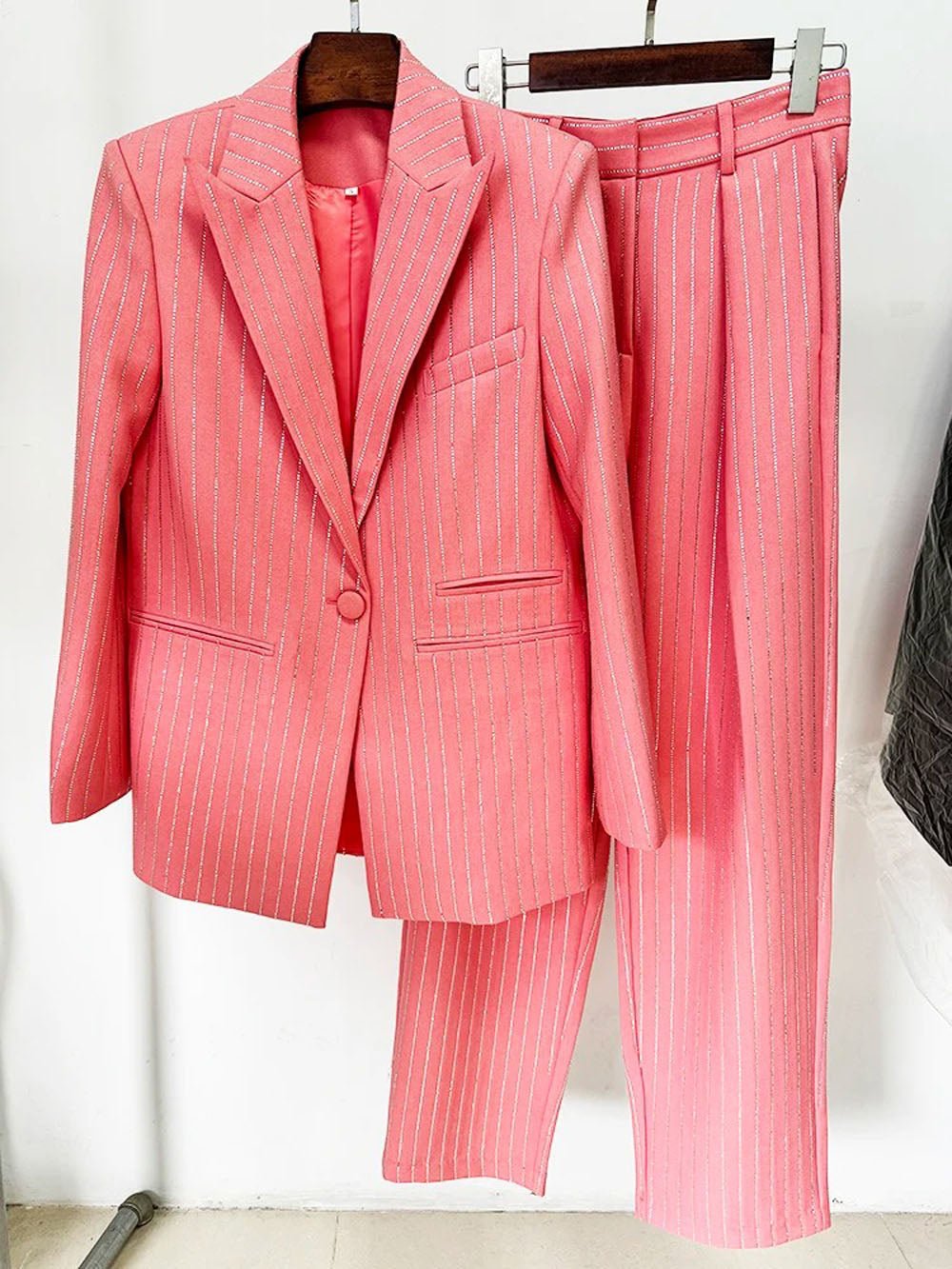 Vera Diamond Blazer & Pant Set