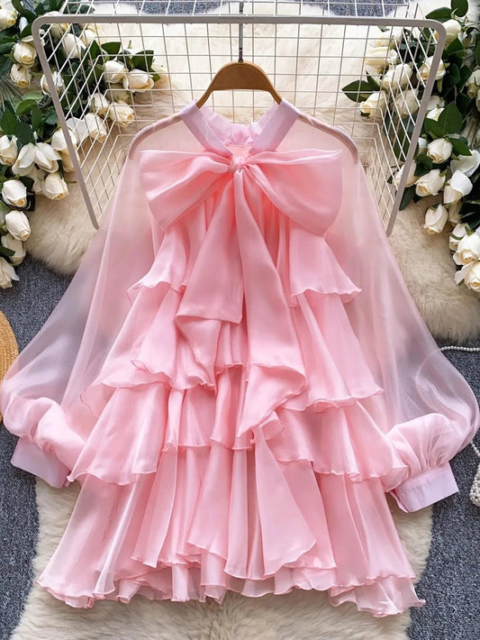 Victoria Ruffled Mini Dress