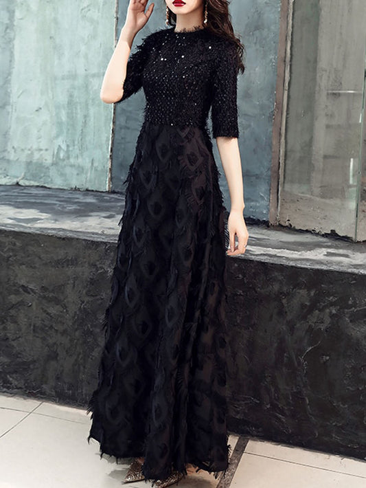 Violet Maxi Dress in Black