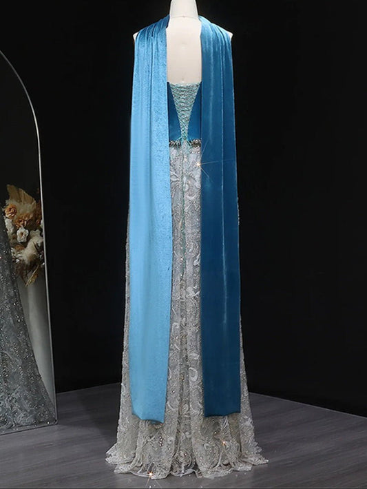 Viviana Velvet Sequin Gown