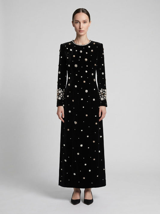 Vivienne Embellished Floral Gown