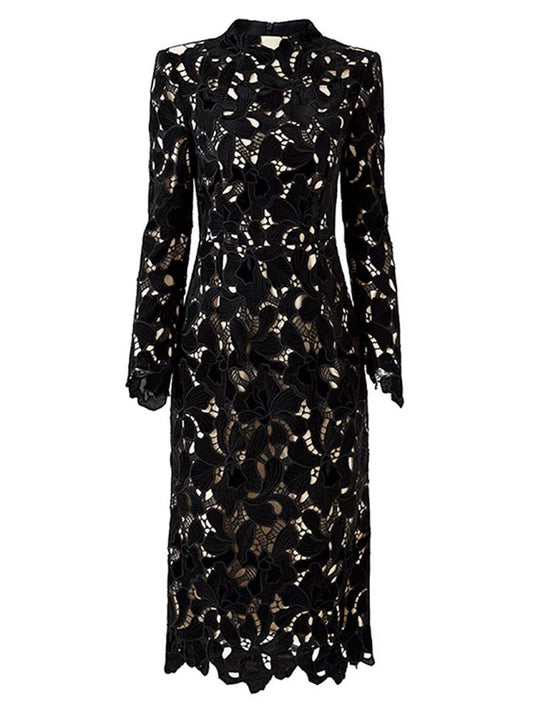 Vivienne Lace Midi Dress