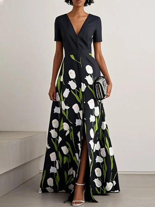 Willow Short Sleeves Maxi Dress